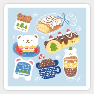 Polar Bear Cafe Magnet